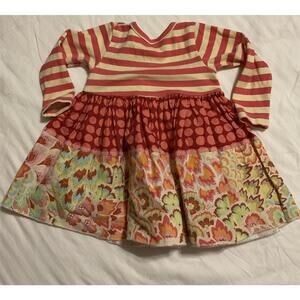 Giggle Moon Tiered Baby Dress Size 12m